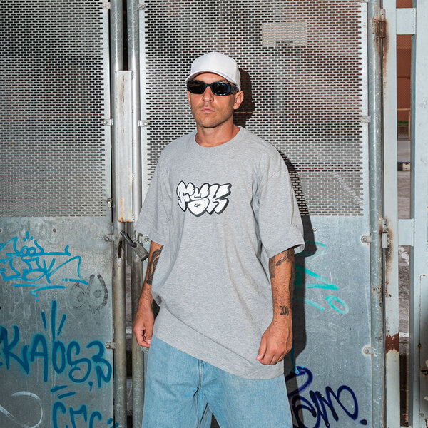 Powerslide - FSK Graffiti T-Shirt Grey - in action