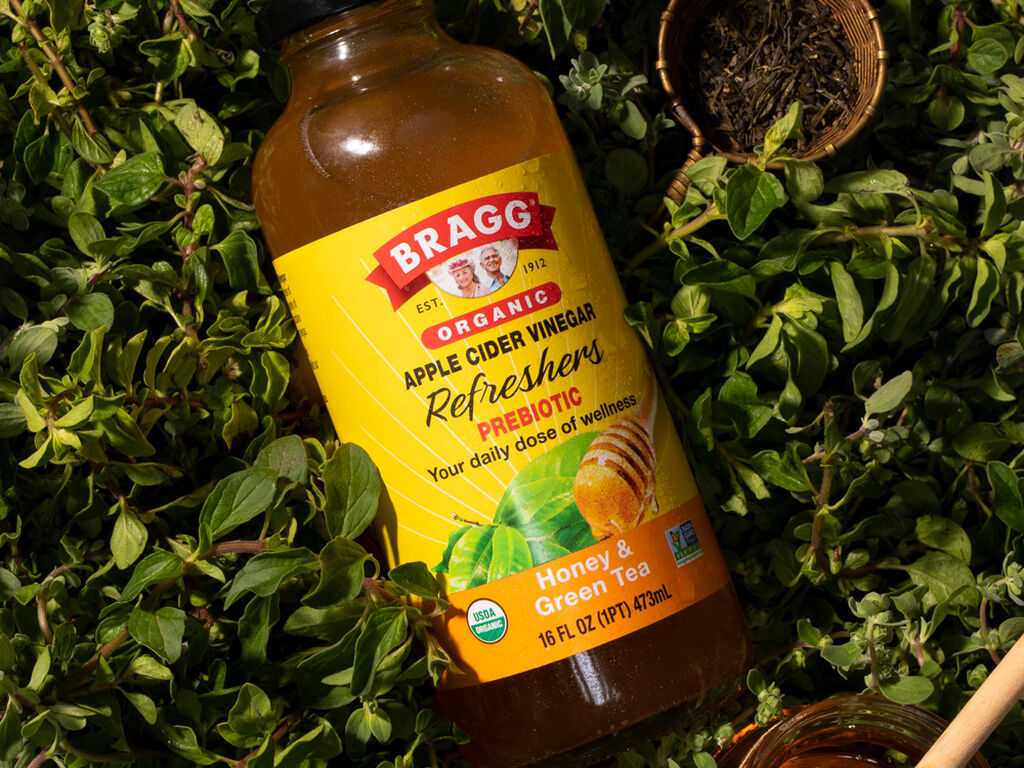 Apple Cider Vinegar Refresher, Honey Green Tea, 2 Pack