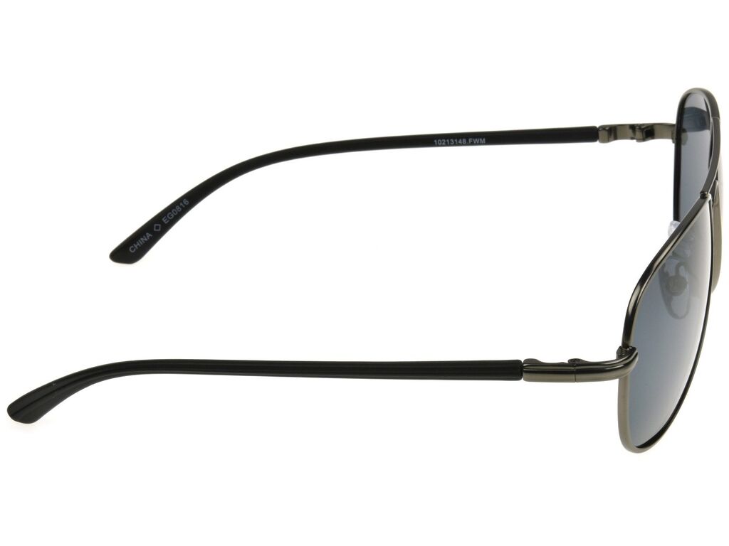 Unisex Aviator Sunglasses In Gunmetal With Gray Lenses By Foster Grant - Galley