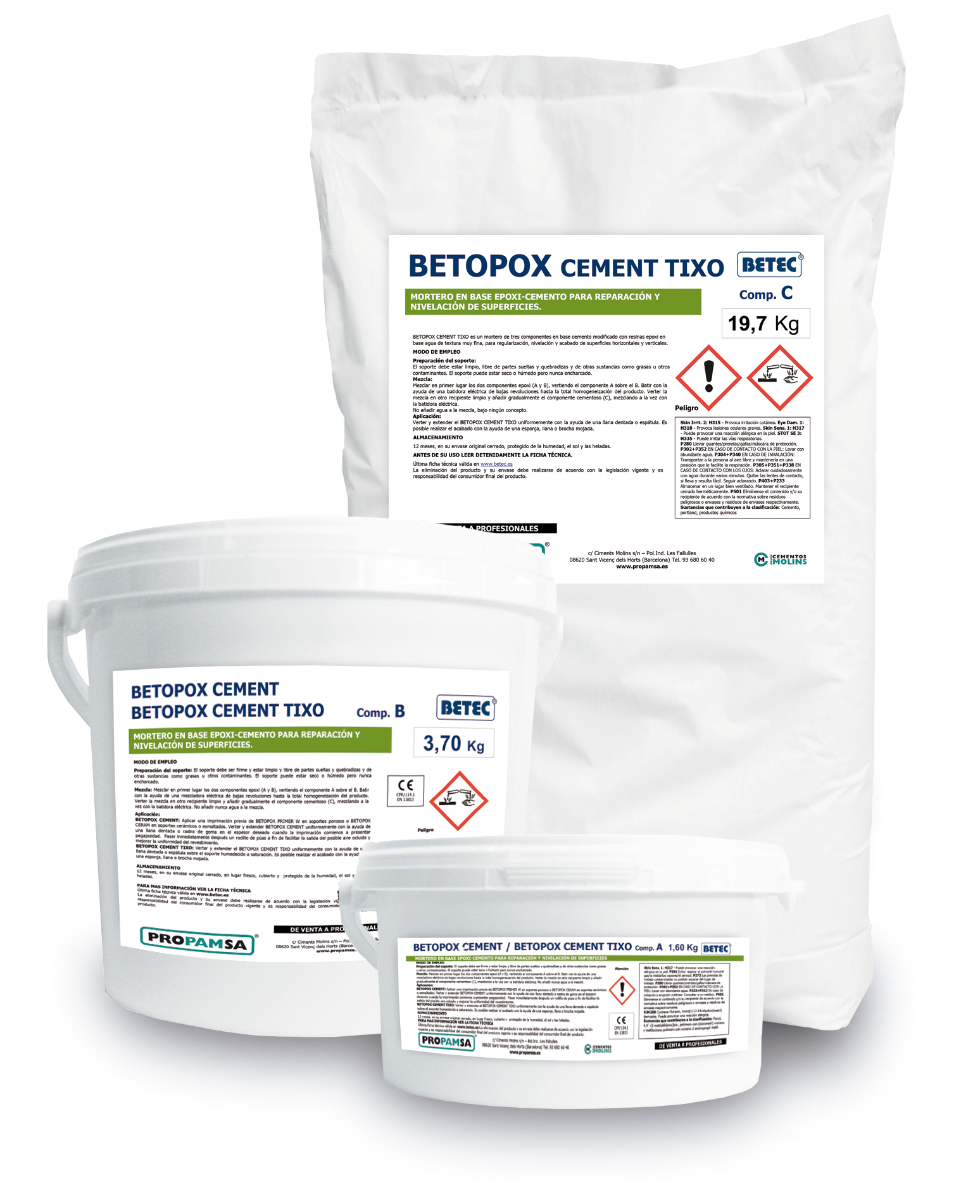 PROPAM FLOOR EPOCEMENT TIXO SAC DE 25 KG