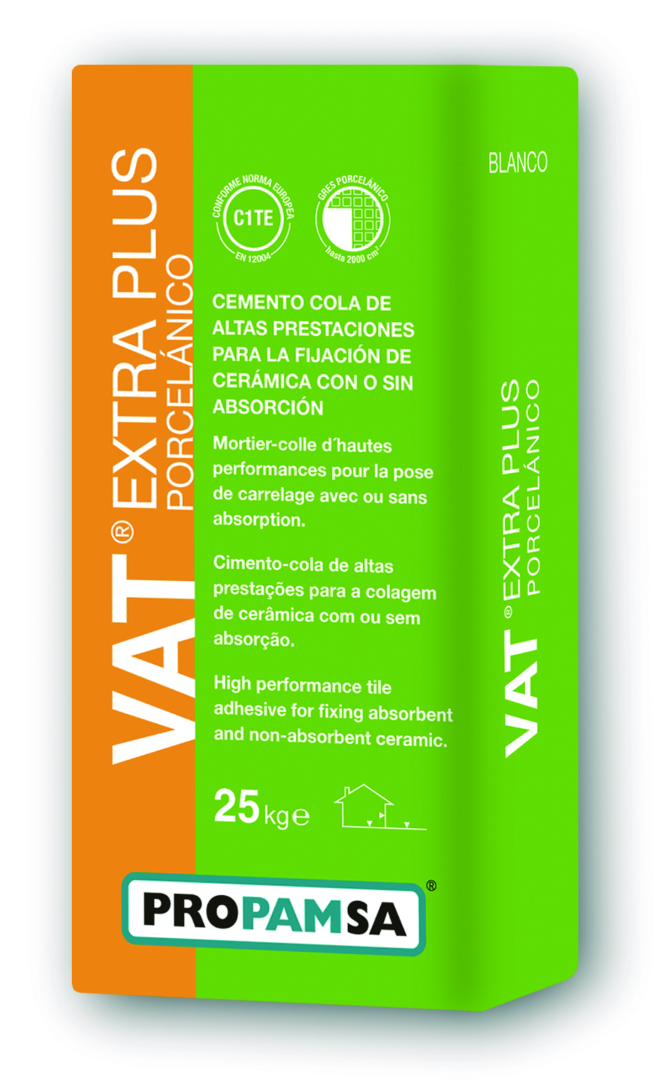 VAT EXTRA PLUS PORCELANICO BLANC 25 KG