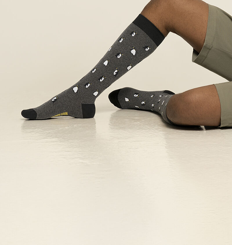 4 Paires Chaussettes Couple Magnétiques - Poupees 3D Main Dans La Main - Cadeau Saint Valentin, Amitié - Taille 35-42