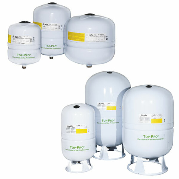 ACUMULADOR MEMBRANA FIJA SANITARIO 150 L.