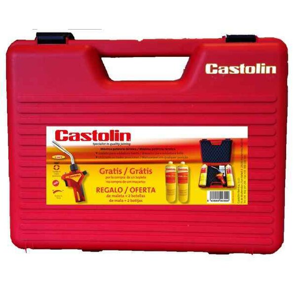 SOPLETE CASTOLIN CT 27+2 BOTELLAS GAS PRO(MALETA)