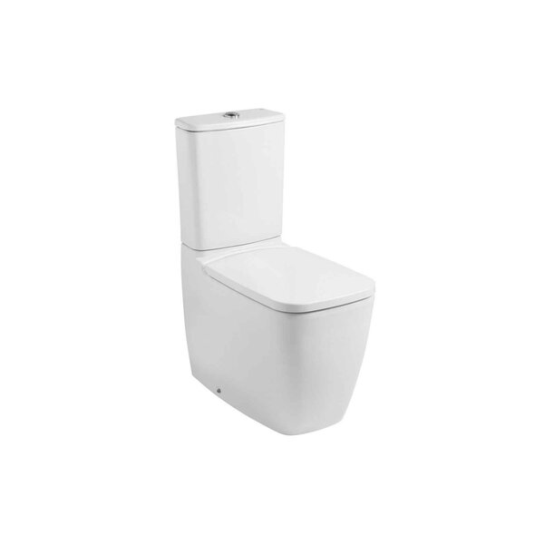 Miniatura de Inodoro EOS BTW compact, salida dual. Color blanco