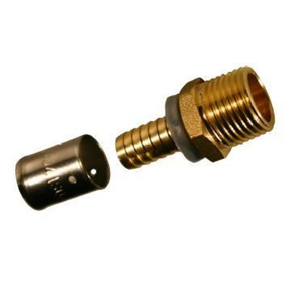 ENLACE ROSCA MACHO PEX 16X1/2