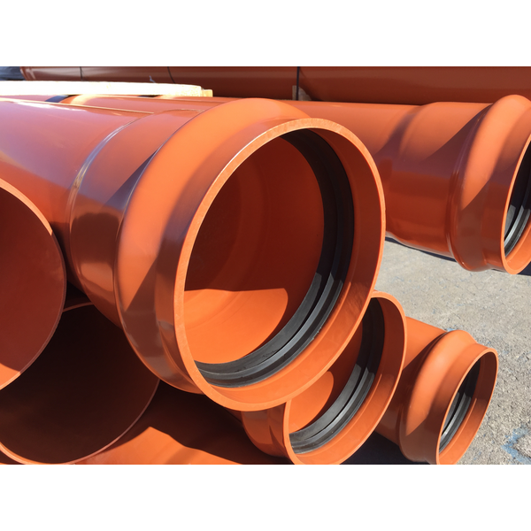 TUBO COMPACT.TEJA LISO JE SN4 6M DN160