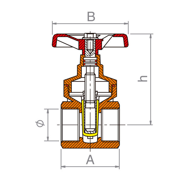 Miniatura de VÁLVULA COMPUERTA 1"