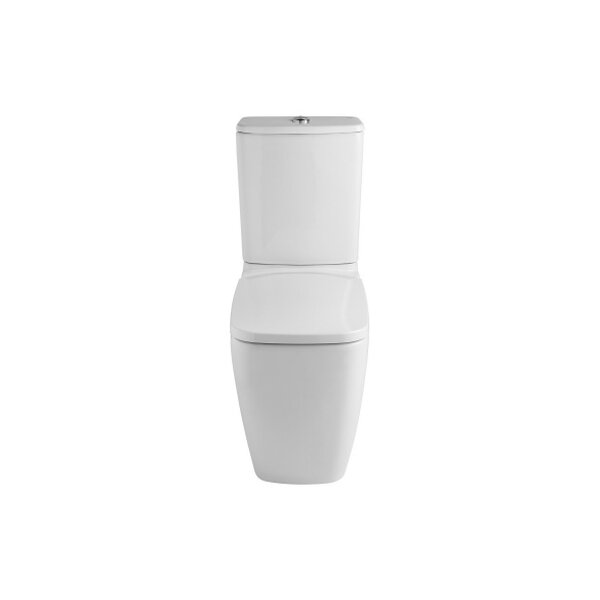 Miniatura de Inodoro EOS BTW compact, salida dual. Color blanco