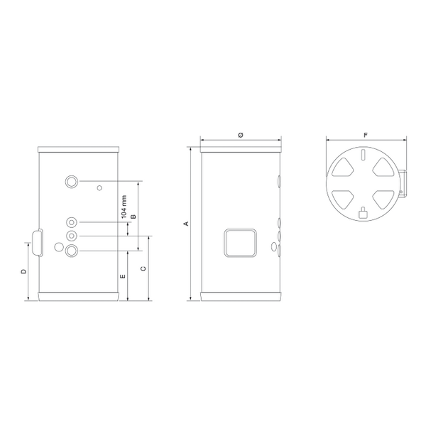 Miniatura de INTERACUMULADOR DE SUELO SERIE PREMIUM  IAC S 200