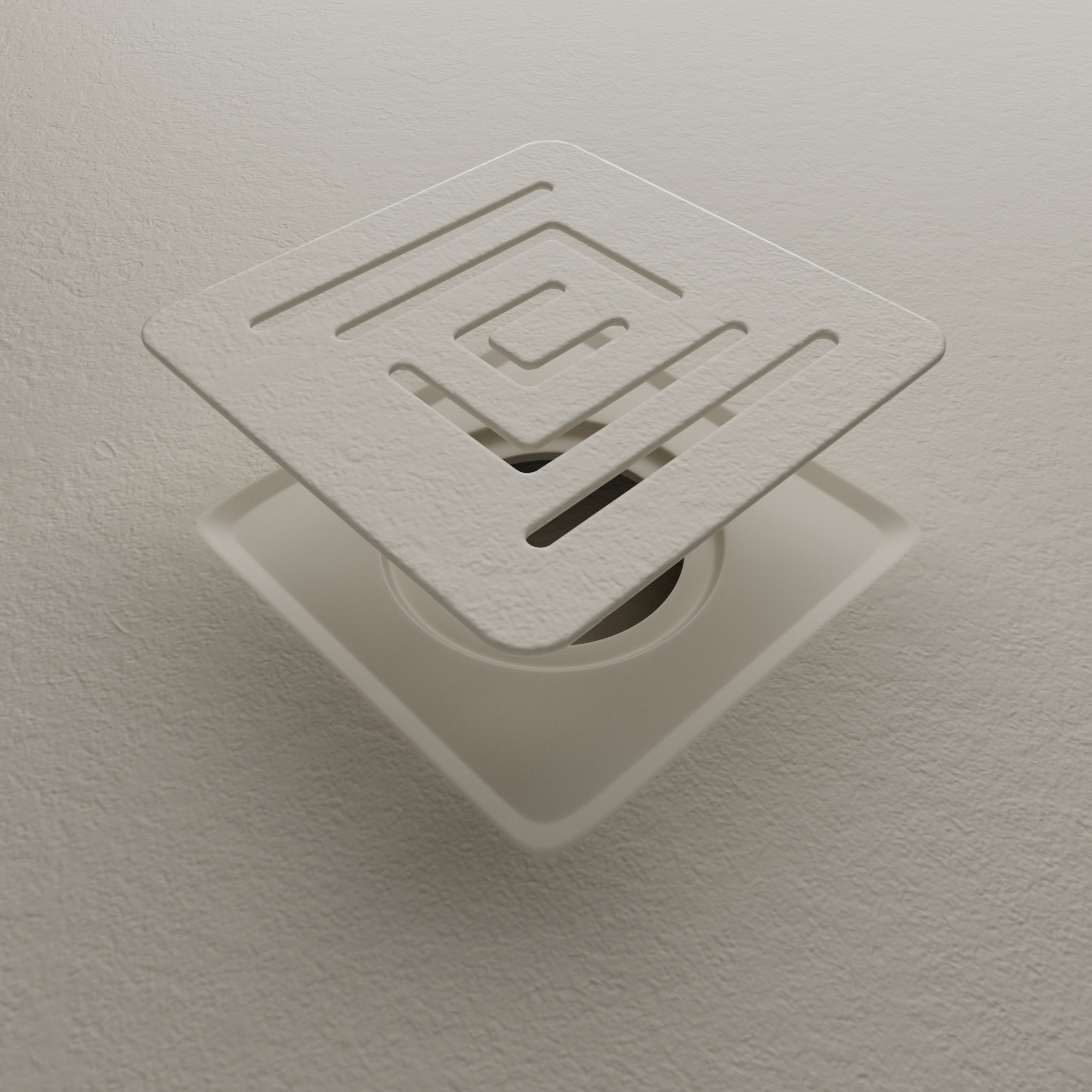 GRILLE INOX BEIGE  RECEVEUR ARDESIA