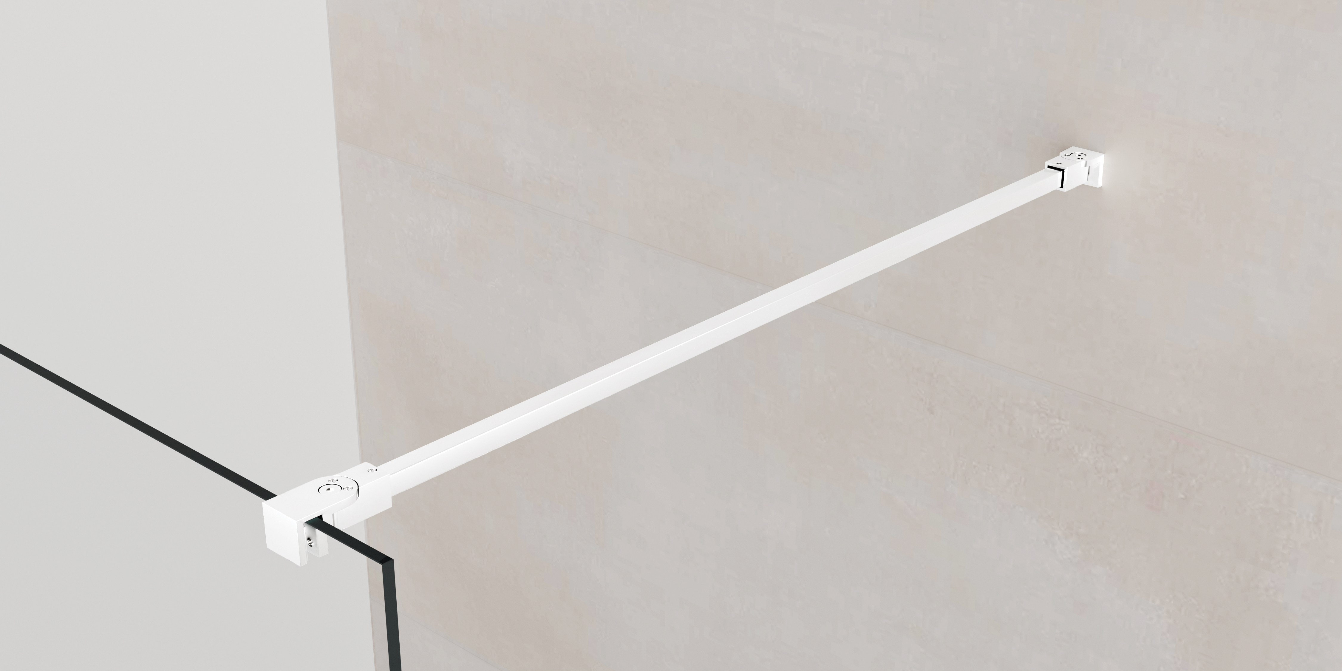 BRAS SUPPORT CARRE BLANC