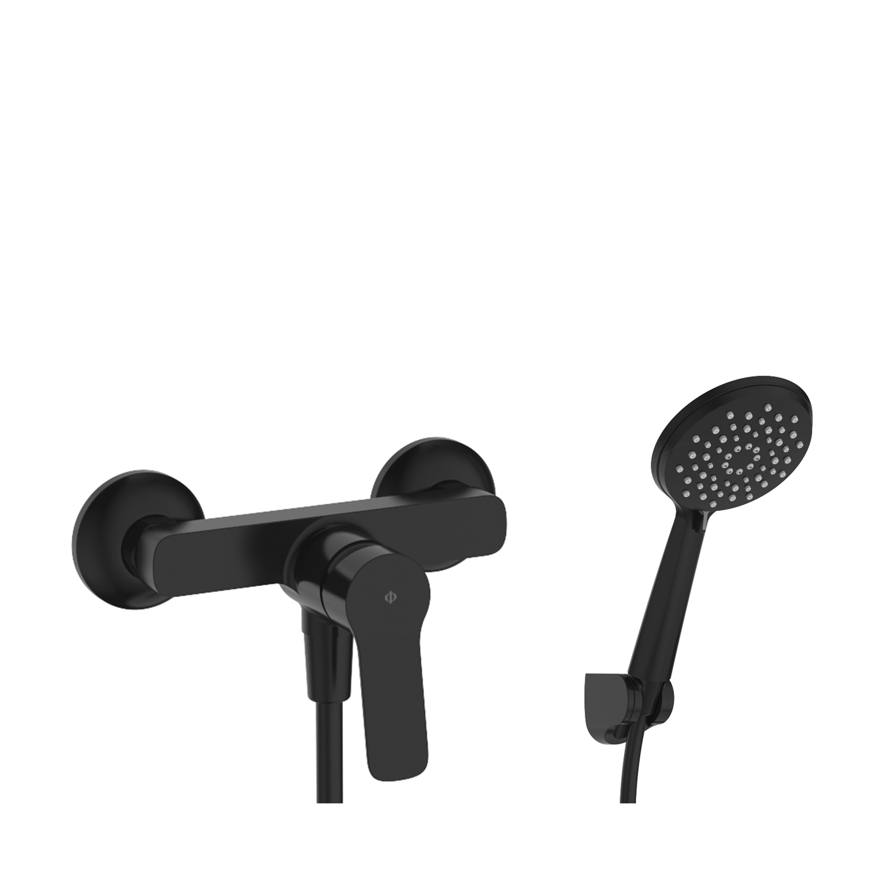 MITIGEUR DOUCHE C/KIT RHIO NOIR