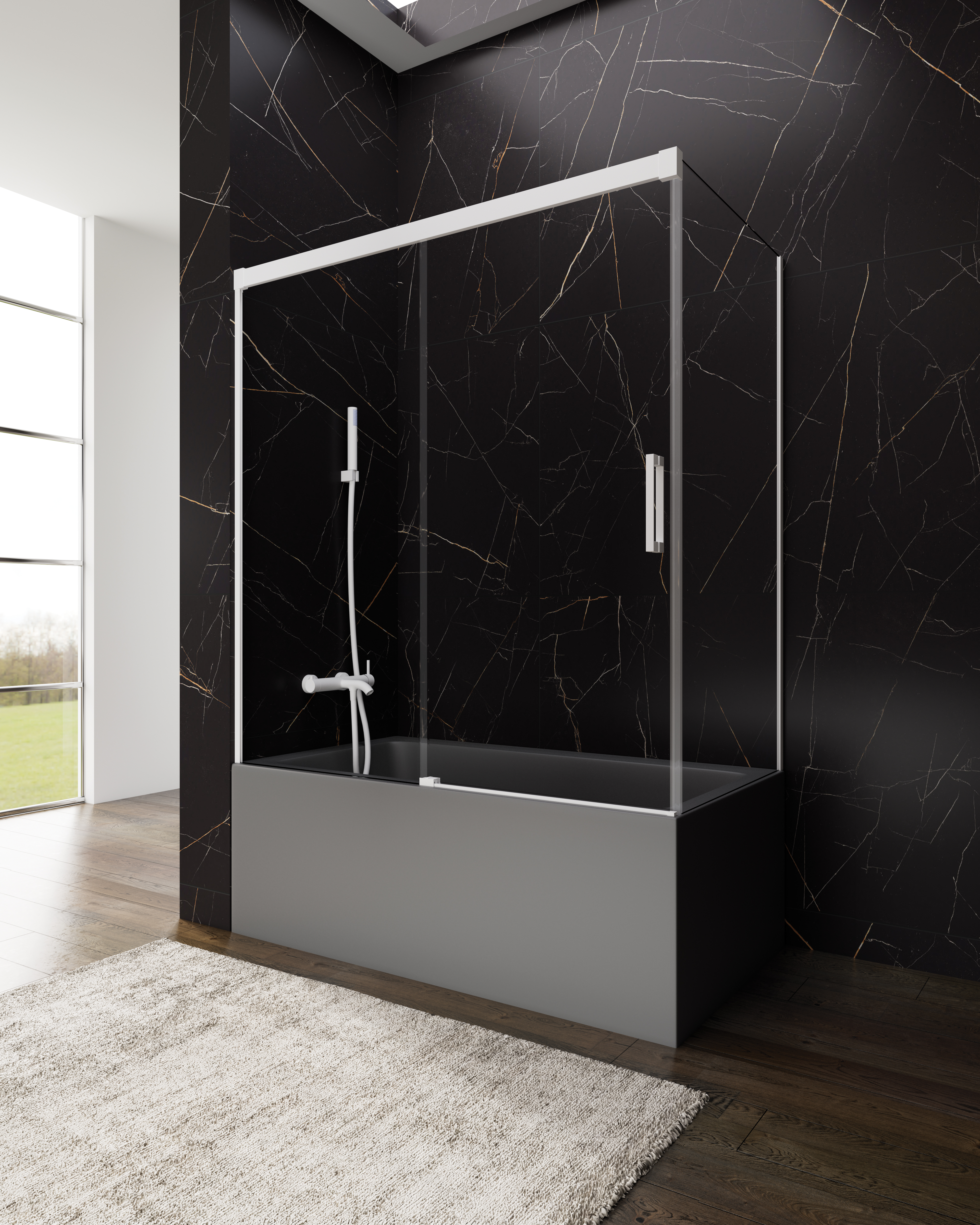 PAROI BAIGNOIRE BASIC LAT70+FRON COUL TP BL 145 - 5050+5584+5065+5588