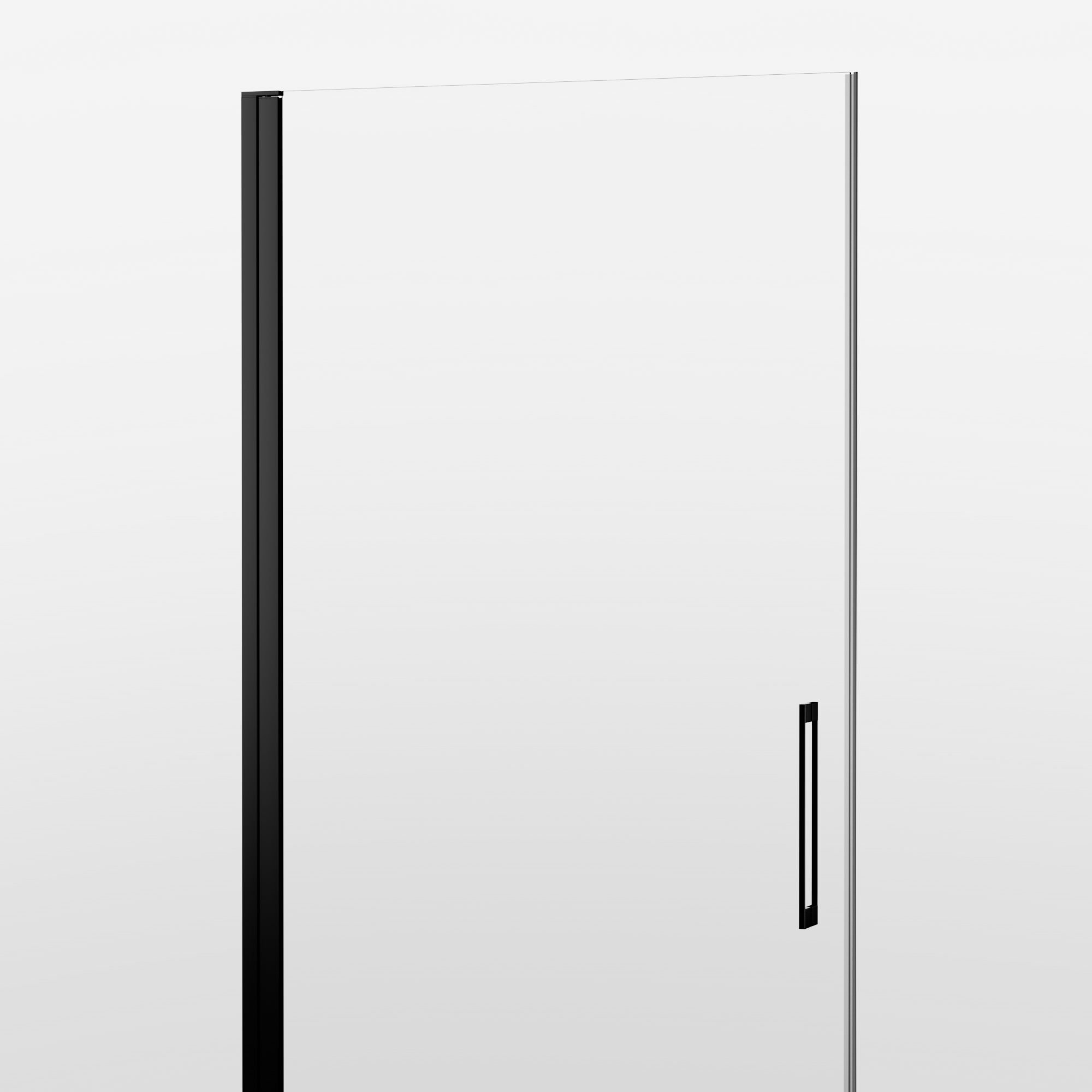 PORTE DE 75 MODELE OPEN NOIR - 9009