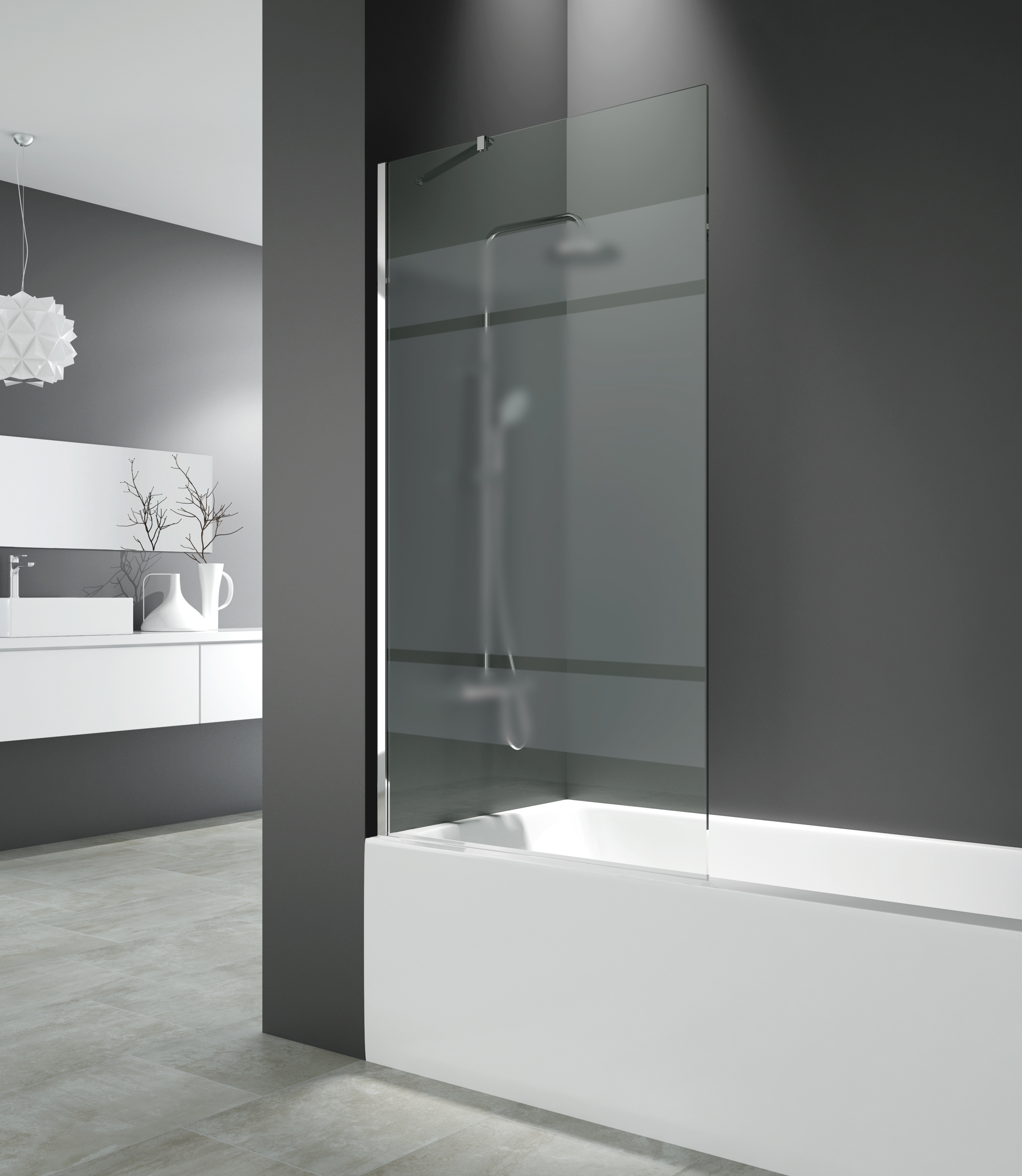 PAROI BAIGNOIRE FIXE SCREEN FROST PLUS - 0119