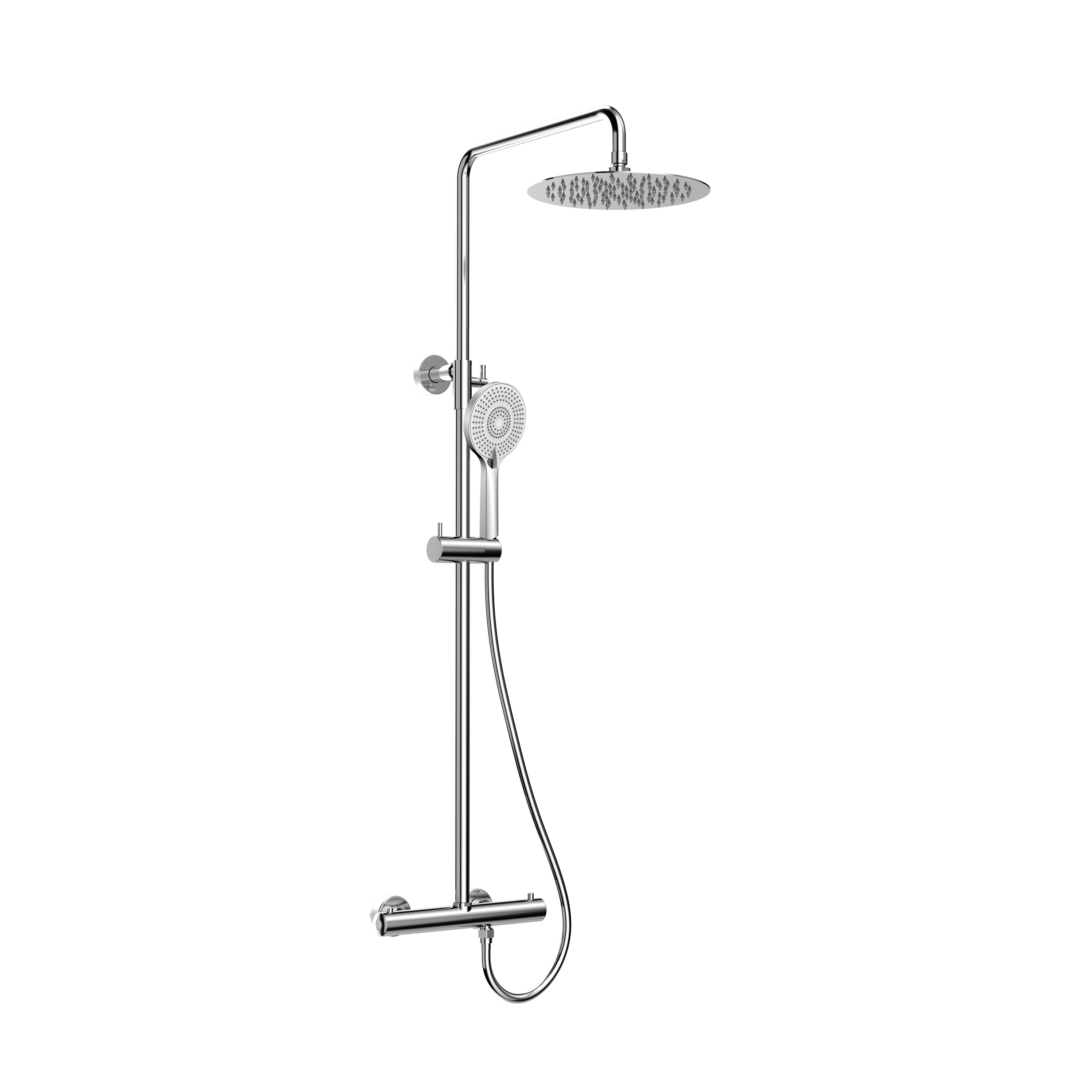 COLONNE DE DOUCHE ROUND ELITE THERMOSTATIQUE CHROME