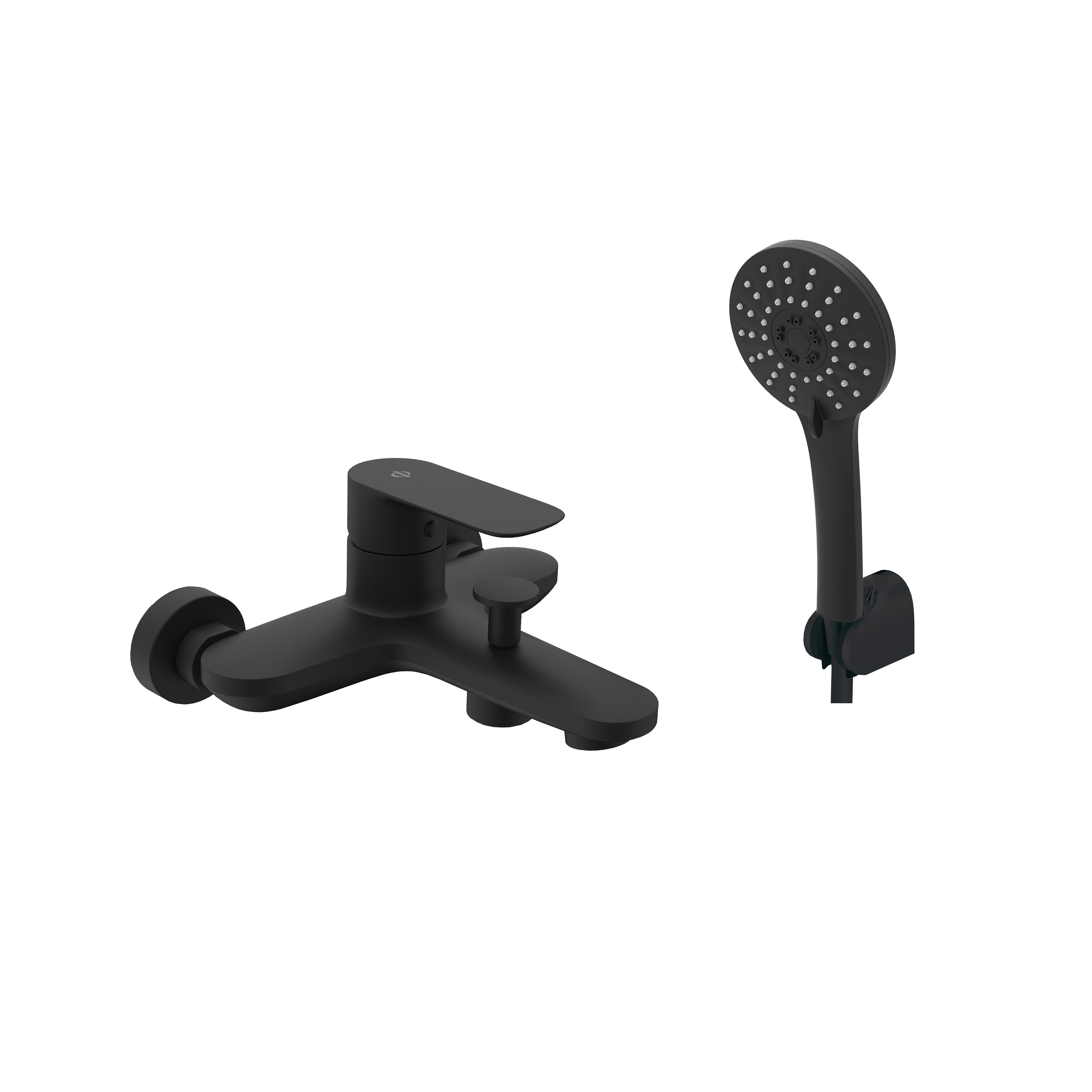 MITIGEUR BAIN CASSIO NOIR AVEC KIT