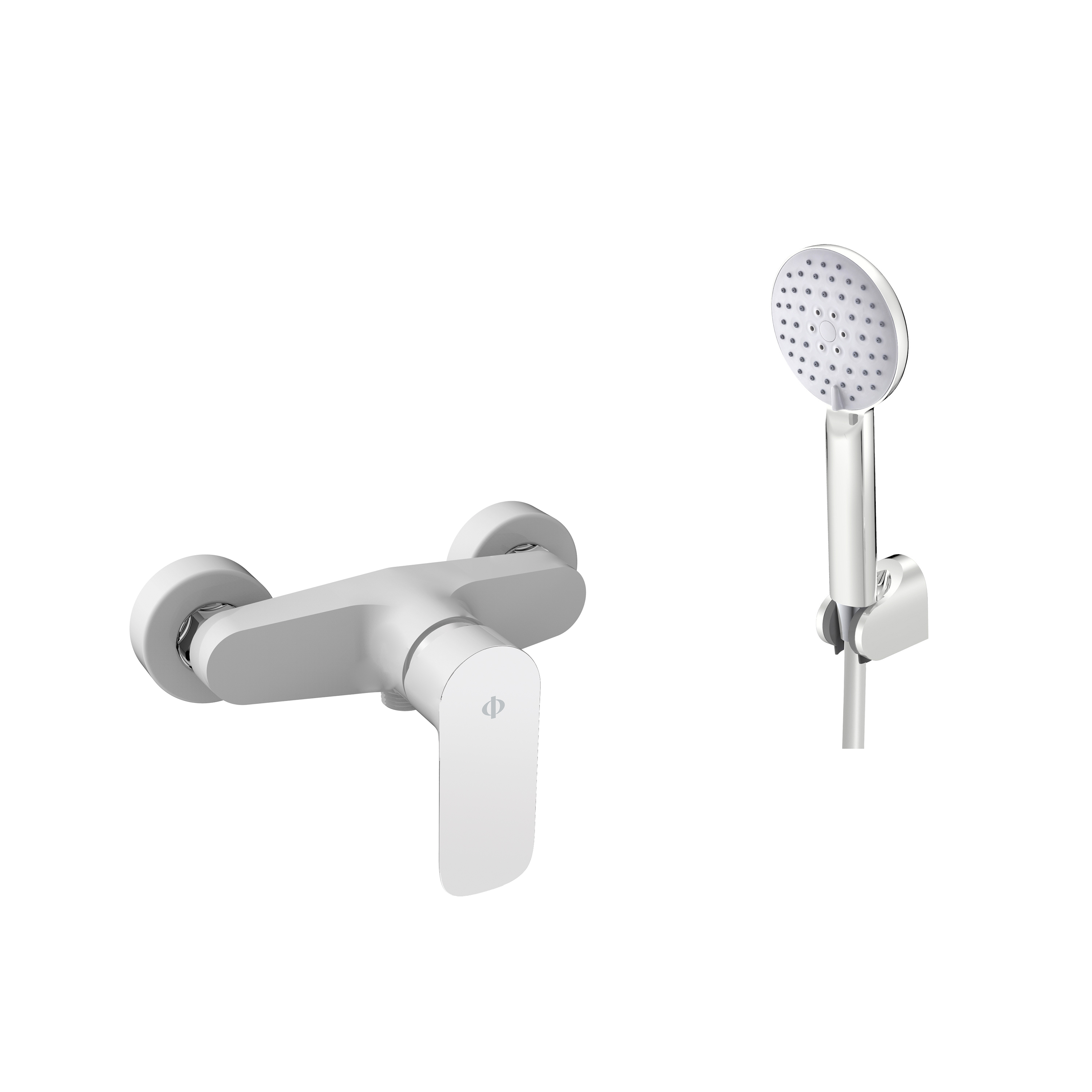 MITIGEUR DOUCHE C/KIT CASSIO BLANC