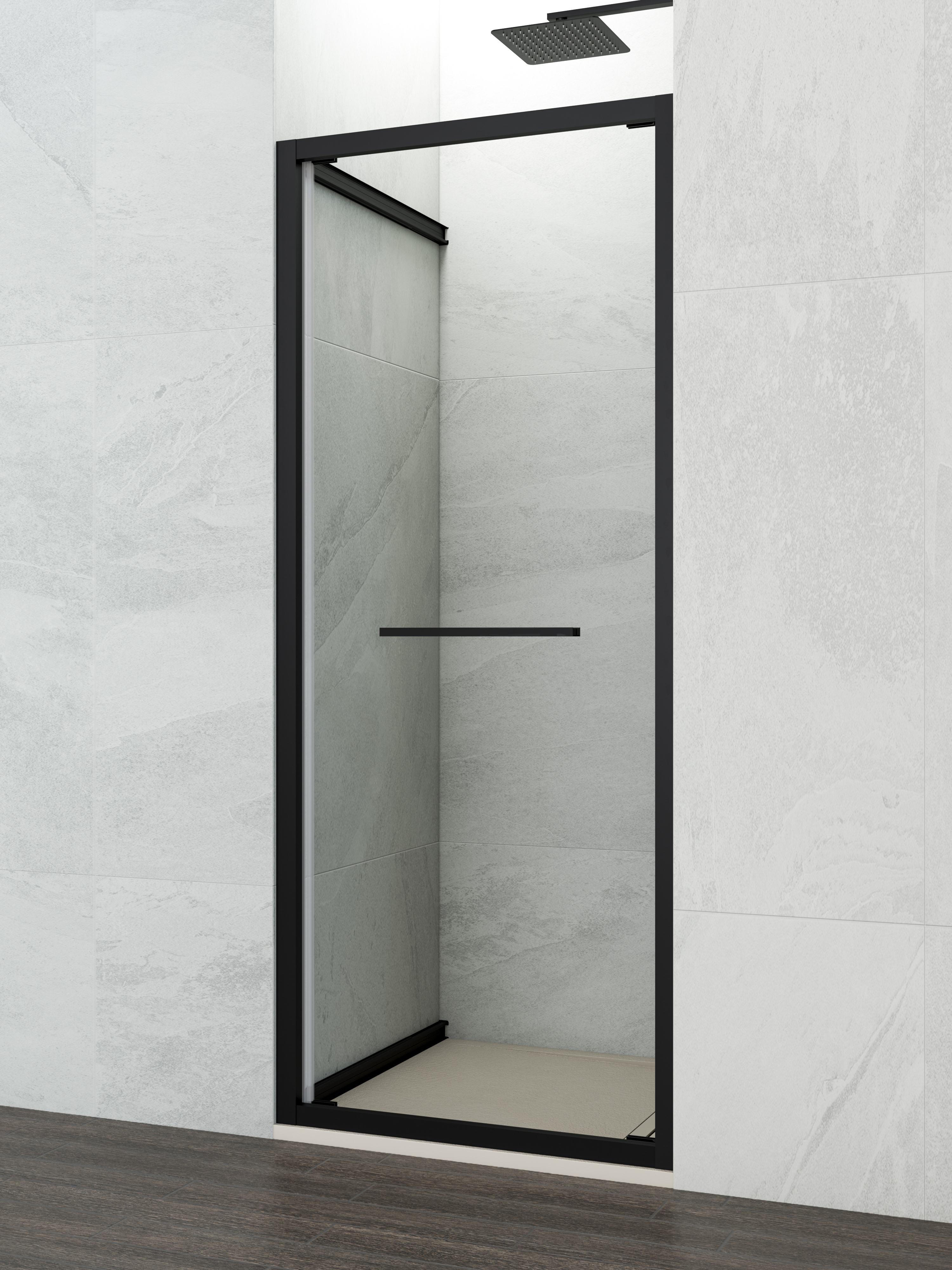 FRONTALE SPAZIO BLACK 1P A PAROI 62,5-64 C/9014 - 1260N+9014