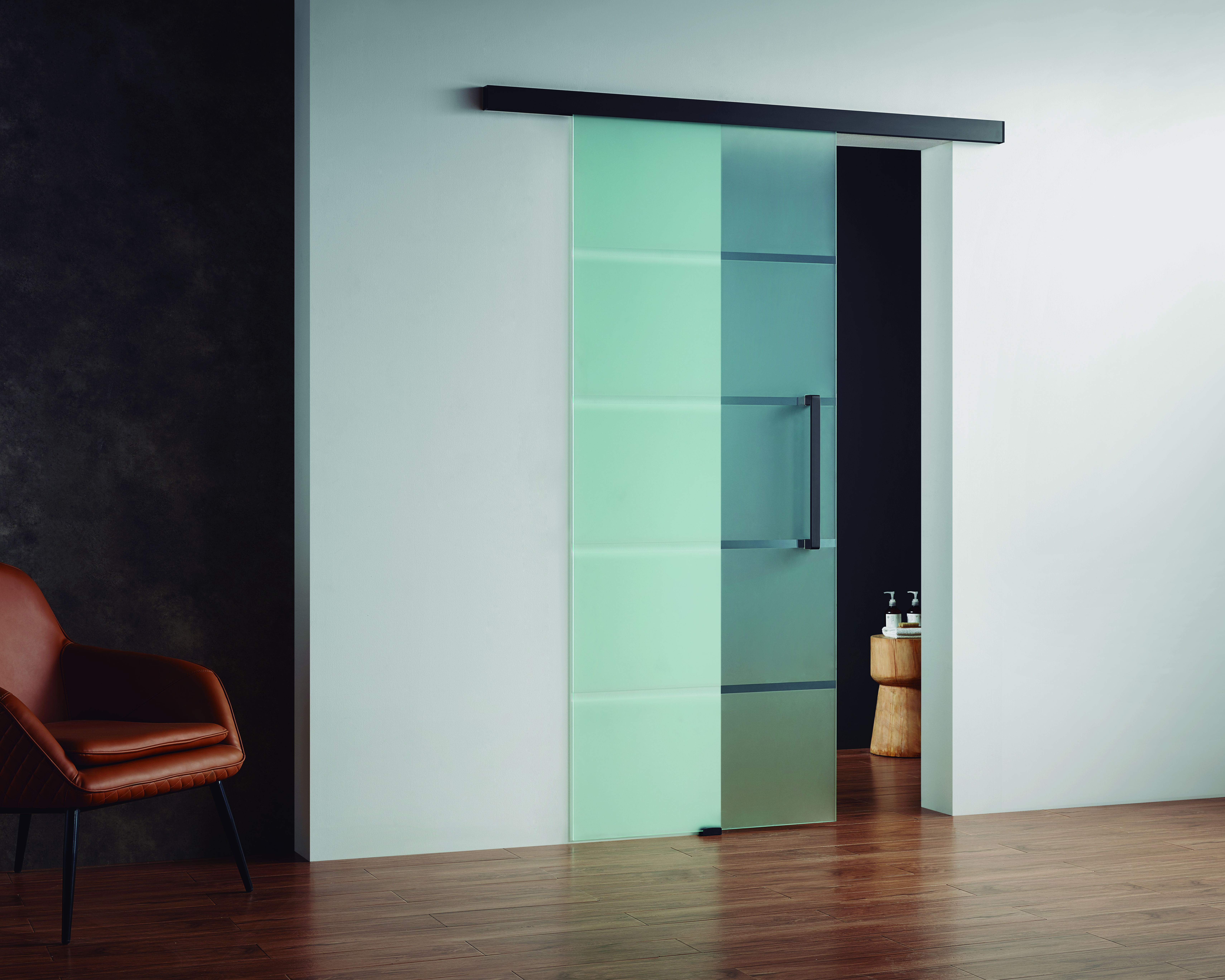 PORTE DE DOUCHE PASO 75CM + BARRA 150CM CROMO - 1750+1754