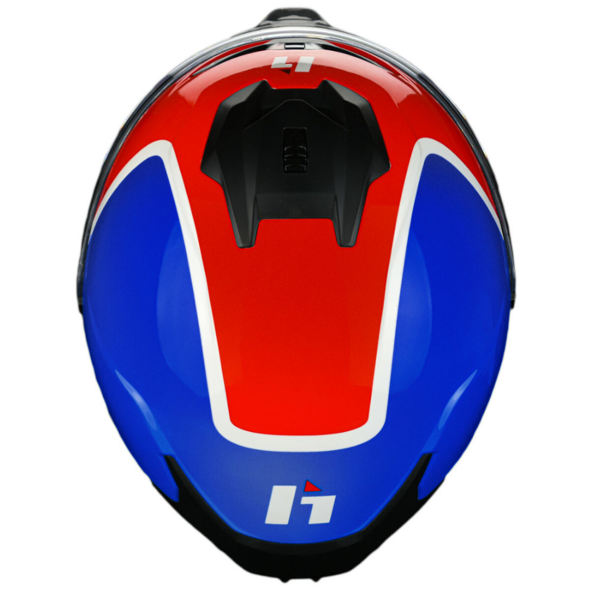 CASCO RUSH Casco HL570143 Grey/Titanium Shiny | Taglia L Con Imbottitura Traspirante