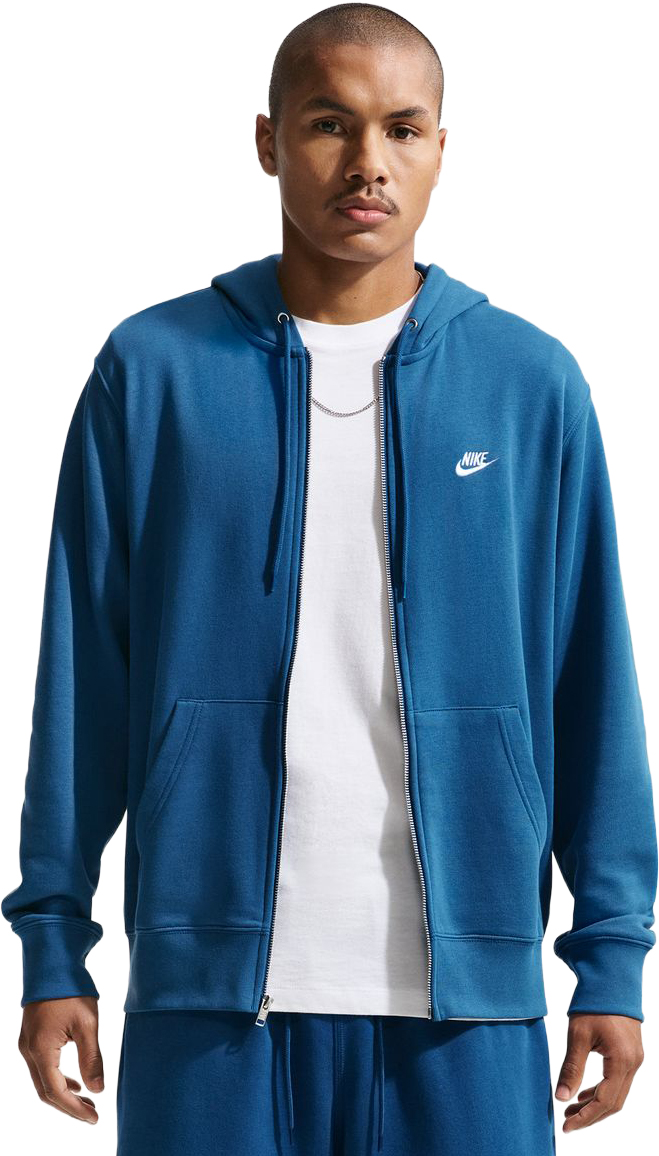 NIKE Hoodie NIKE M NK CLUB FT FZ HOODIE Man