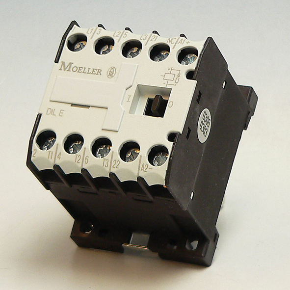 Eaton DILEM-01(230V50HZ,240V60HZ) Mini Contactor de Potencia, 3 Polos con 1 NC, 4 kW/400 V/AC3, 230 V 50 Hz, 240 V 60 Hz Eaton DILEM-01(230V50HZ,240V60HZ) Mini Contactor de Potencia, 3 Polos con 1 NC, 4 kW/400 V/AC3, 230 V 50 Hz, 240 V 60 Hz