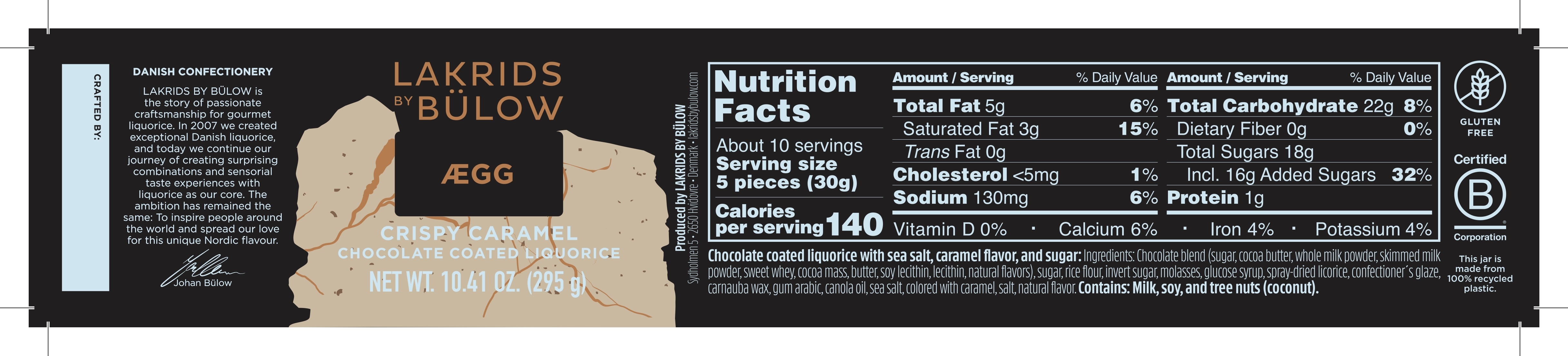 Nutrition label