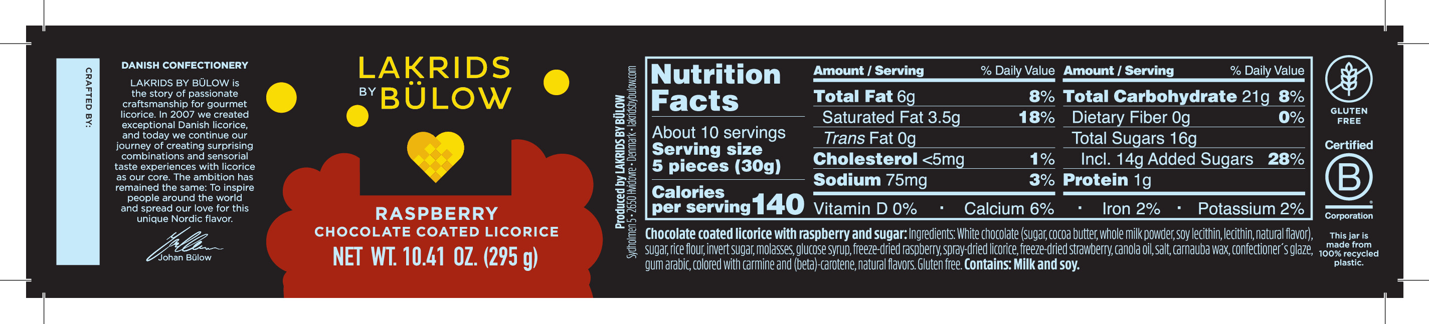Nutrition label