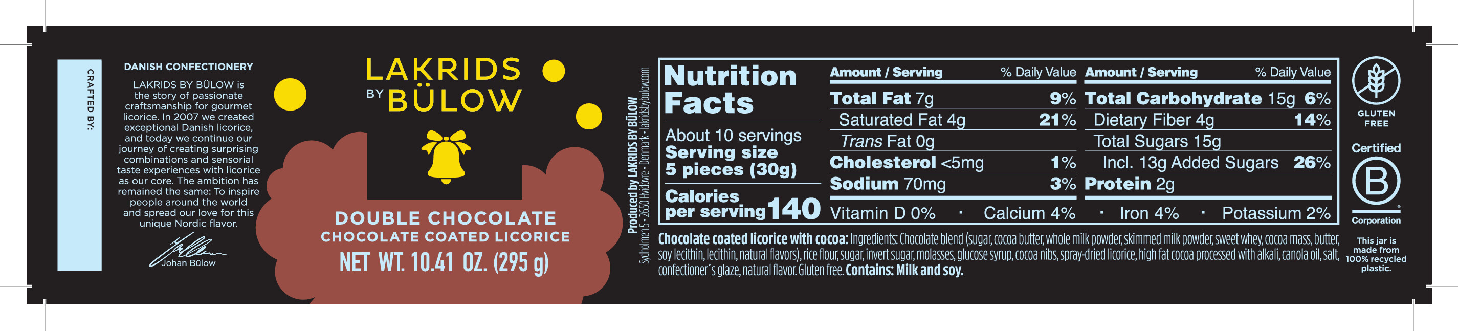 Nutrition label