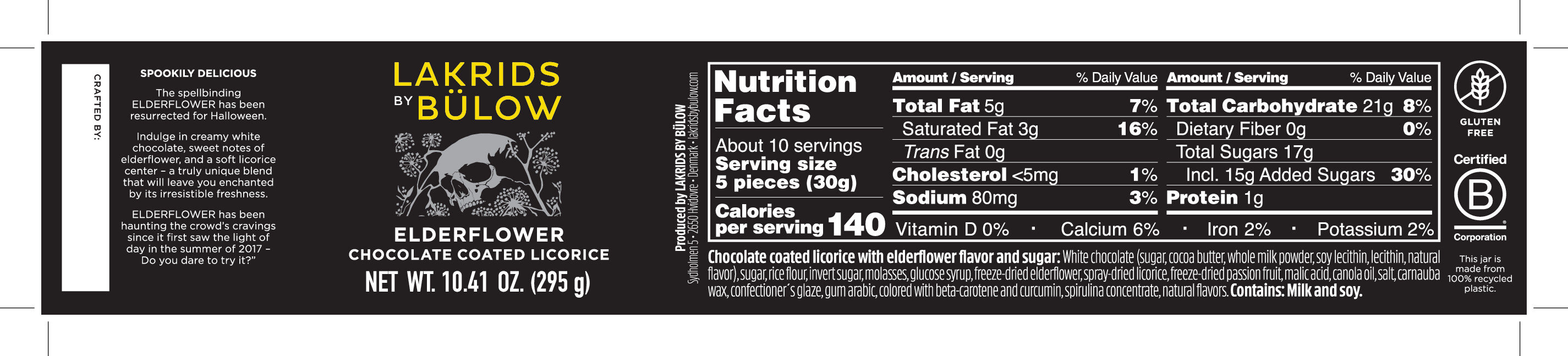 Nutrition label