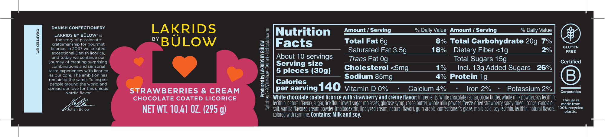 Nutrition label