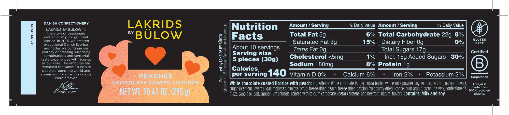 Nutrition label