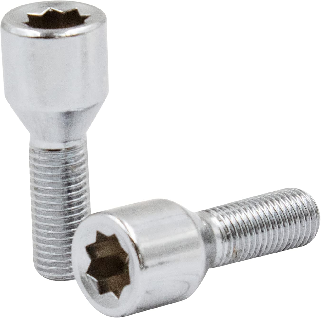 20 x M14 x 1.5, 28mm Thread, Tuner Bolts with Key (Black