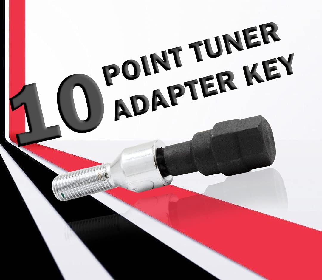 thumbnail image 2 of Bimecc Black Tuner Bolts – M14 X 1.5, 28mm Thread, 20-Pack With Key 2 of 4