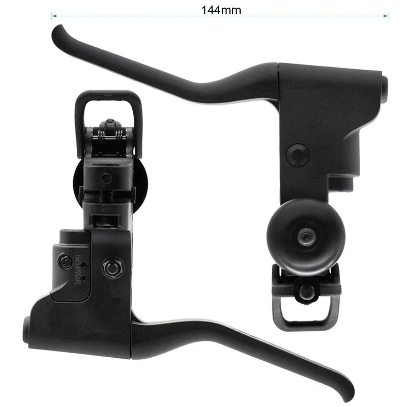 Maneta de freno con hall, tensor y timbre L para Ninebot F y D - Conector JST ZH - RuedaQrueda