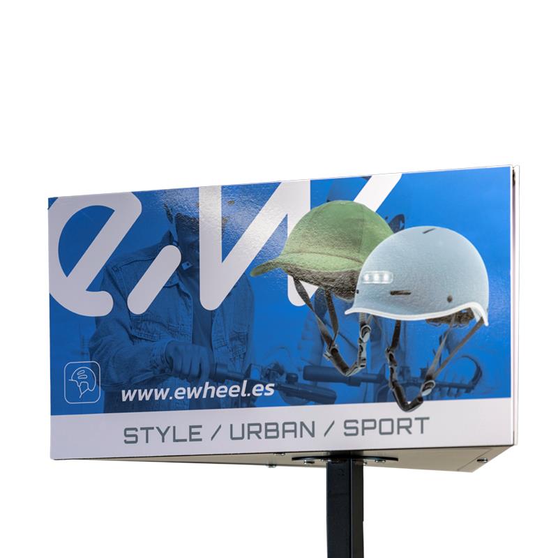 Expositor Cascos - RuedaQrueda