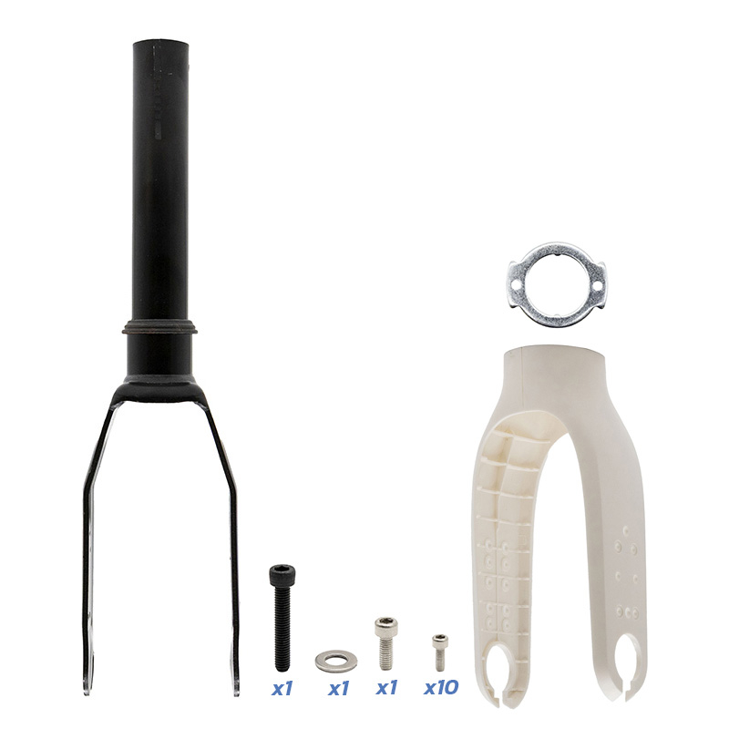 Horquilla con embellecedor blanco para Xiaomi - RuedaQrueda