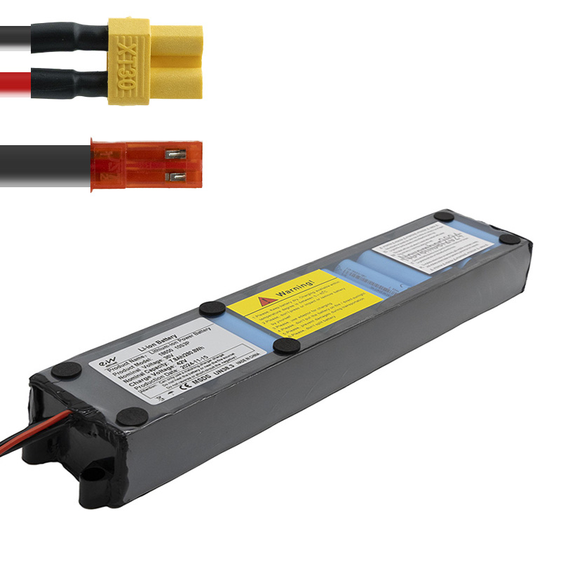 Batería 36v 7,8 A/h con conectores XT30 y JST - RuedaQrueda