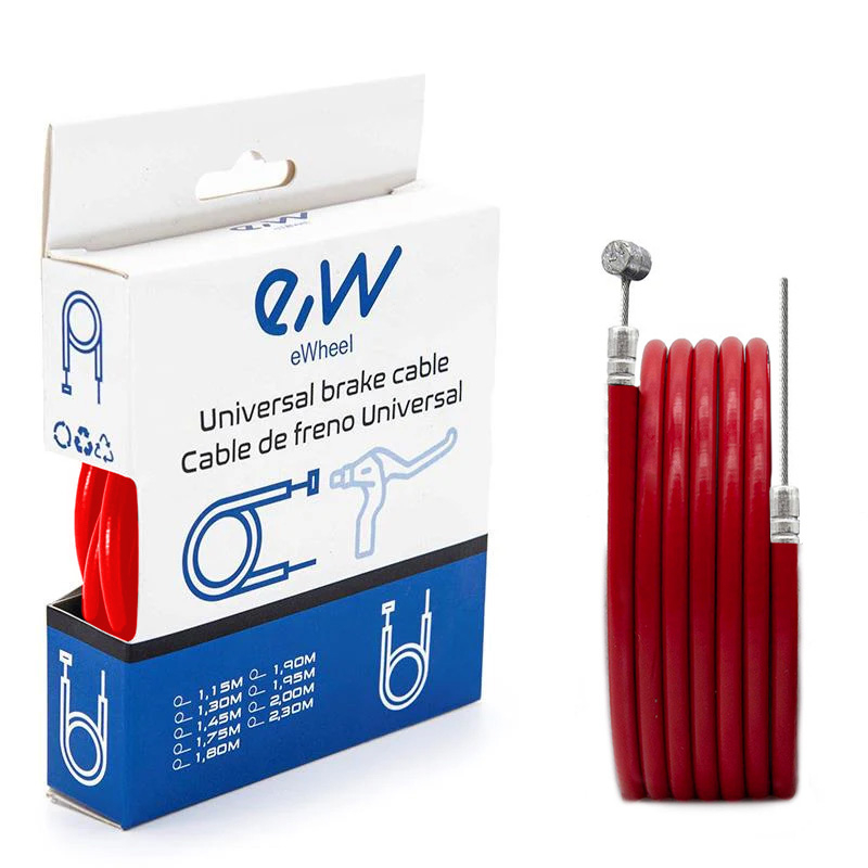 Camisa y cable de freno rojo 1,80m - RuedaQrueda