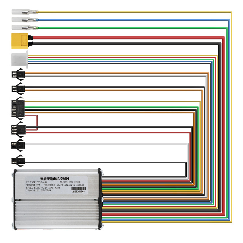 Controladora 48V 500W para display LCD TF-100. - RuedaQrueda