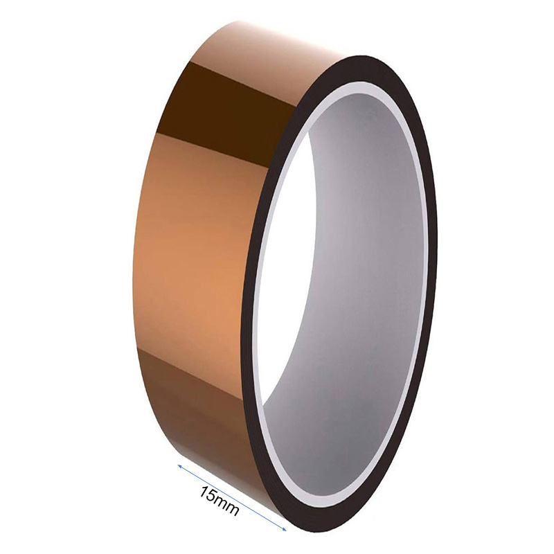 Cinta adhesiva Kapton 33M - 15mm - RuedaQrueda