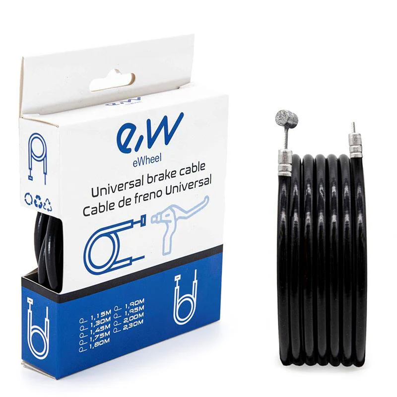 Camisa y cable de freno negro 1,80m - RuedaQrueda