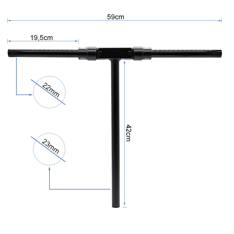 Manillar 42/59 cm plegable para Smartgyro - RuedaQrueda