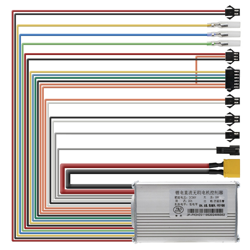 Controladora 36V 25A 800W LCD JP [J&P] - RuedaQrueda