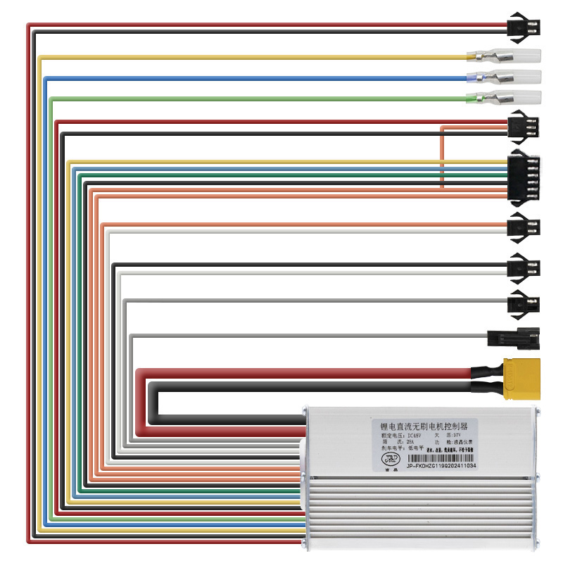 Controladora 48V 28A 1200W LCD JP [J&P] - RuedaQrueda