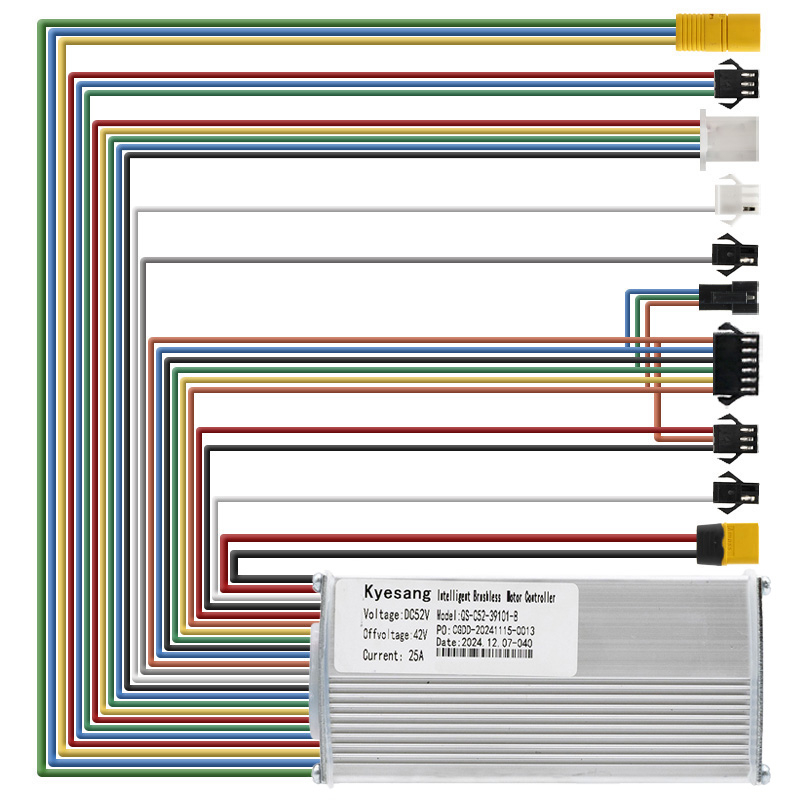 Controladora 52v 25A 1200w-B LCD QS-S4 [Kyesang] - RuedaQrueda