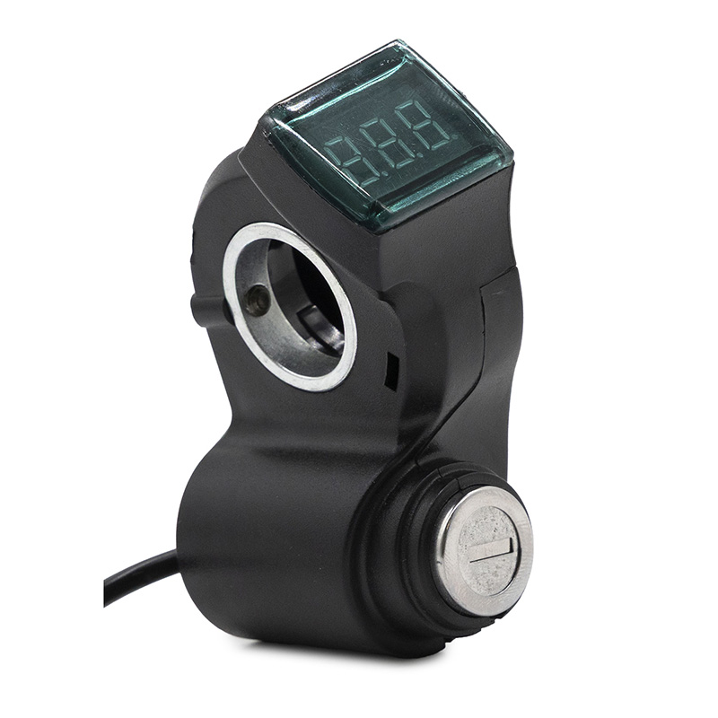 Llave de contacto con voltímetro - Conector waterproof - RuedaQrueda