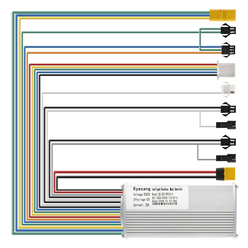 Controladora 52v 25A 1200W-A LCD QS-S4 [Kyesang] - RuedaQrueda
